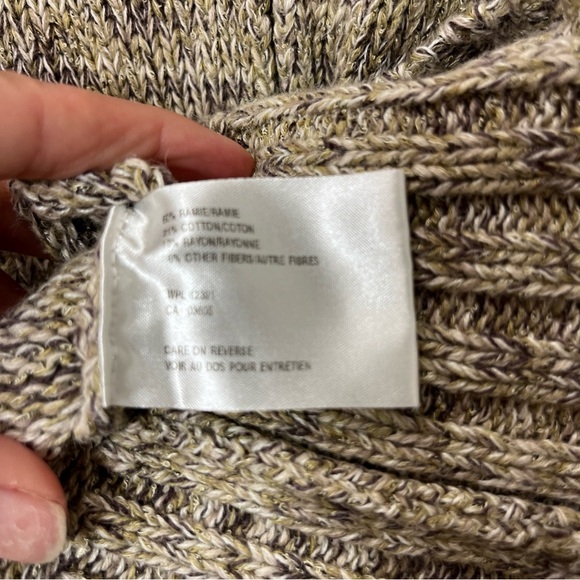 David Brooks Zip-Up Sweater in Beige Size Medium - Picture 5 of 10